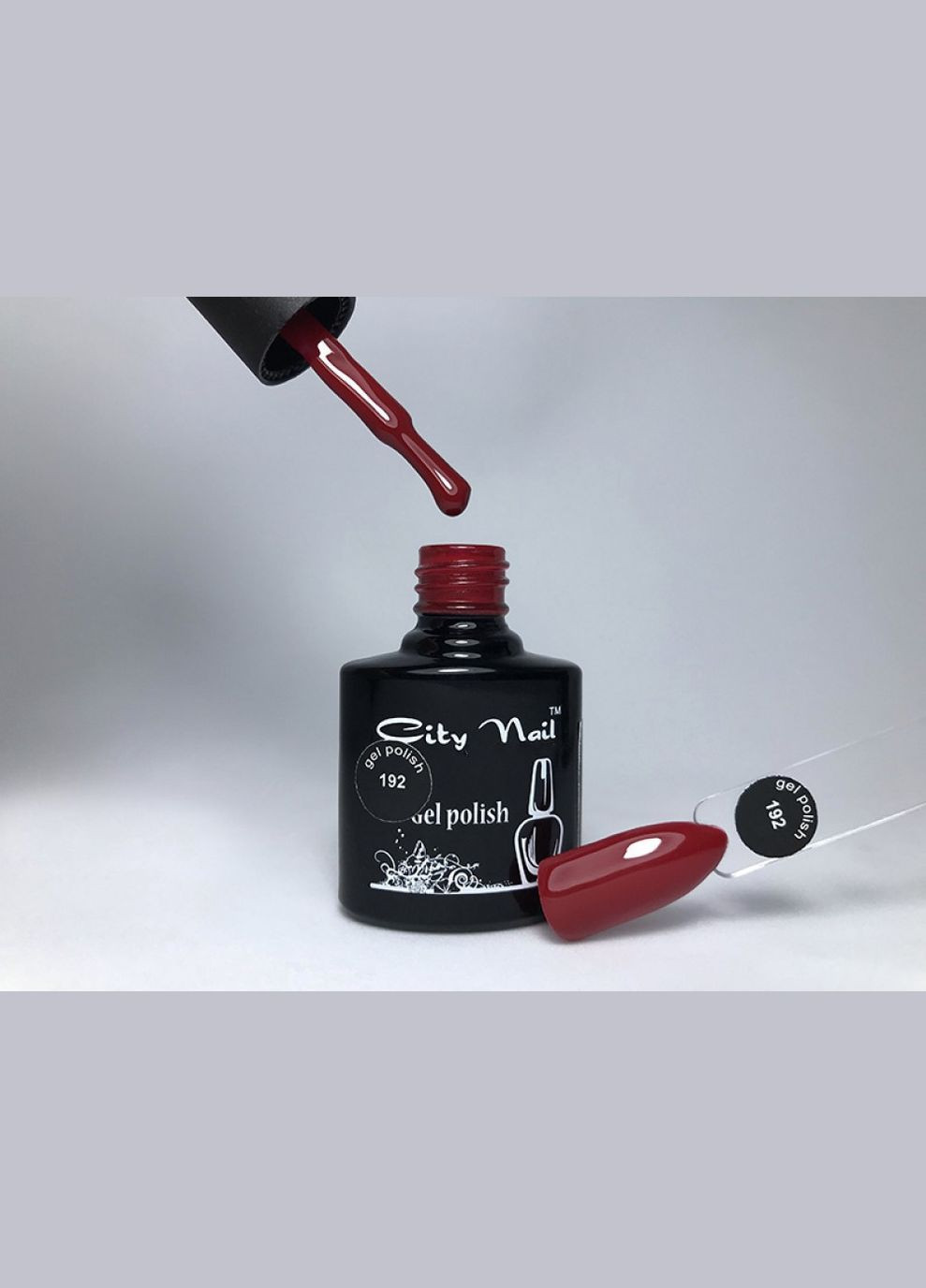 Гель-лак CityNail 192 червоний - Гель Лаки Преміум Класу City Nail (342375964)