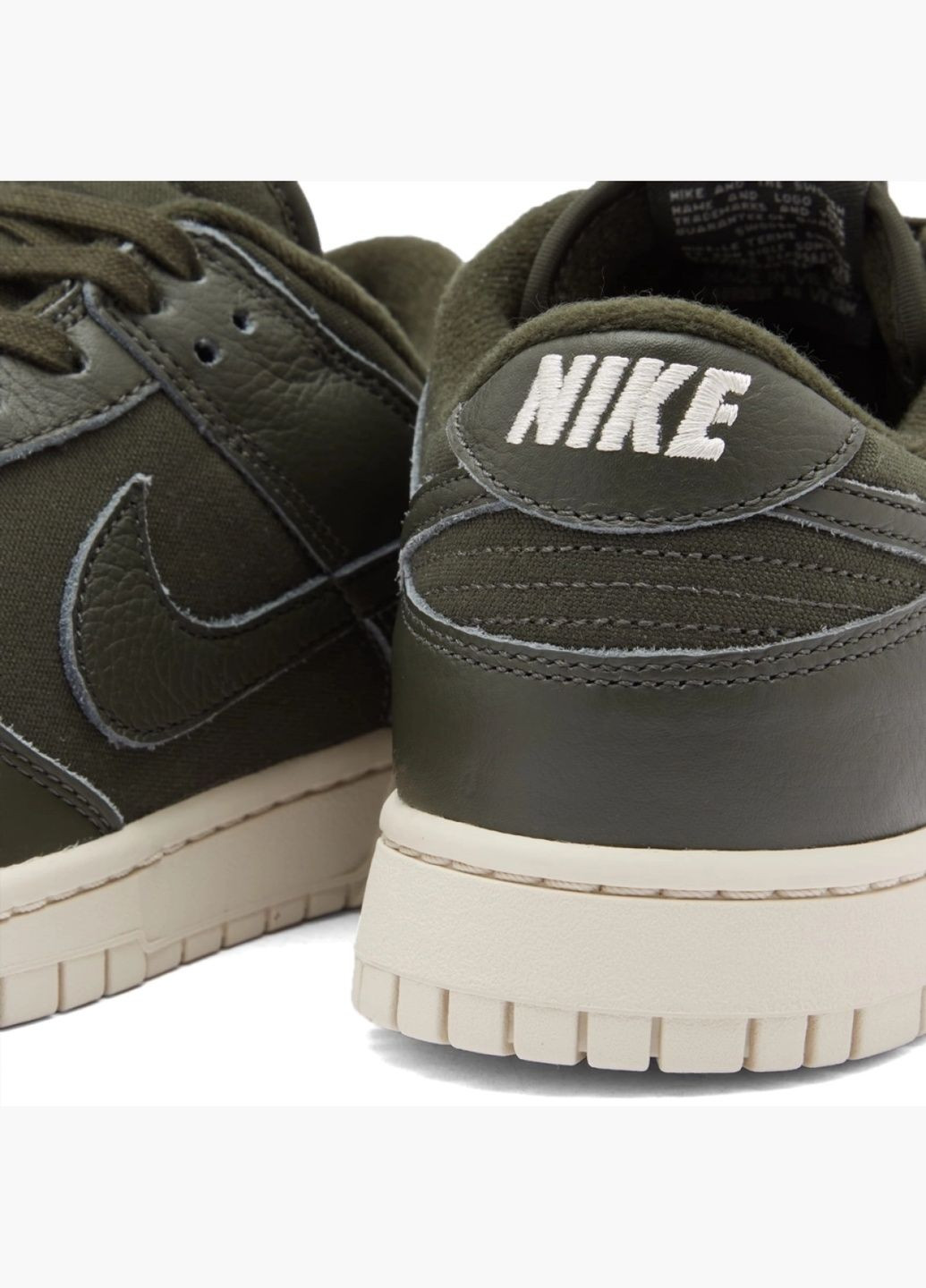 Сірі Осінні кросівки чоловічі dunk low retro premium grey/olive dz2538-300 Nike