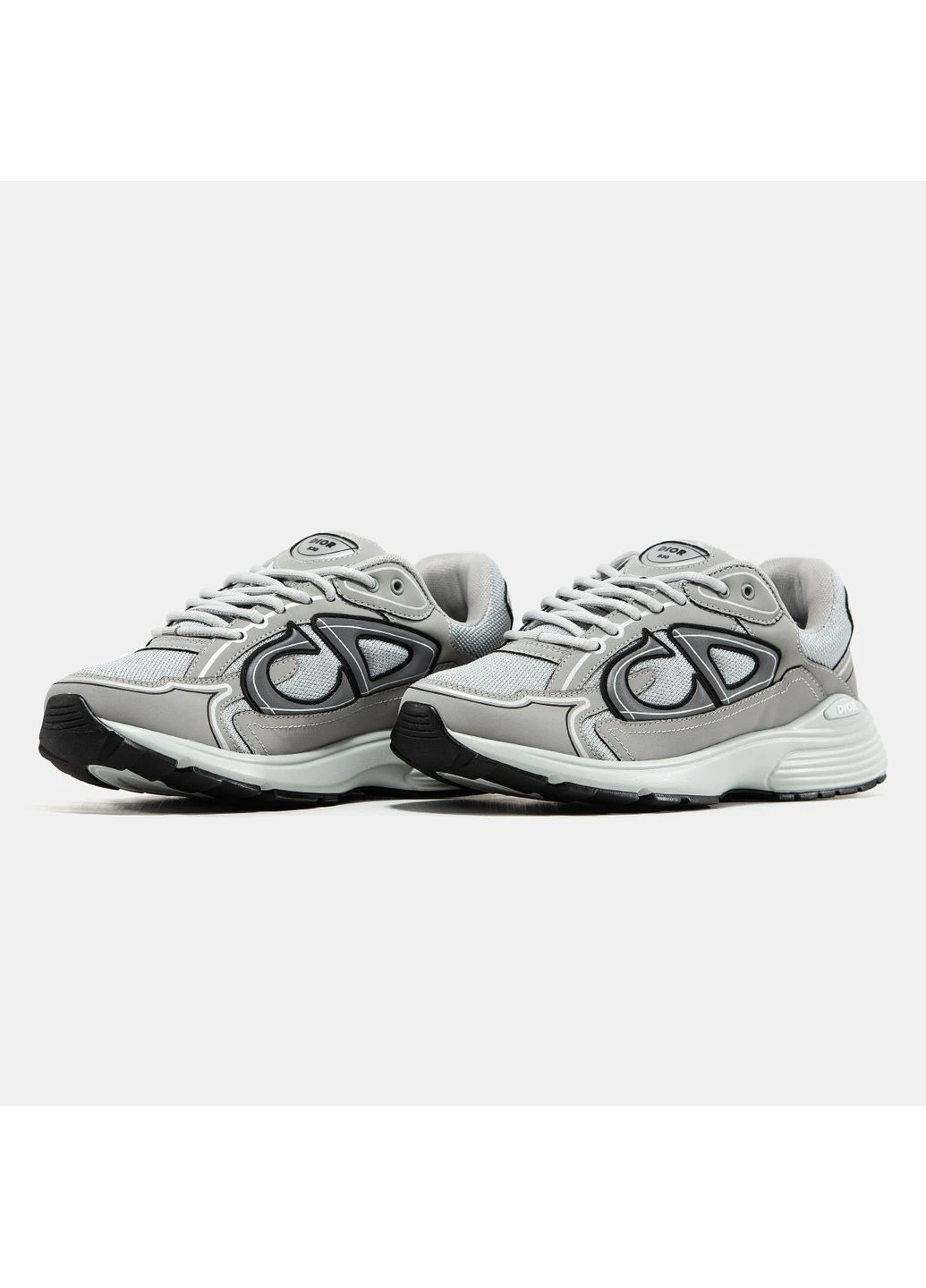 Сірі Осінні кросівки чоловічі dior b30 grey | діор в30 сірі No Brand