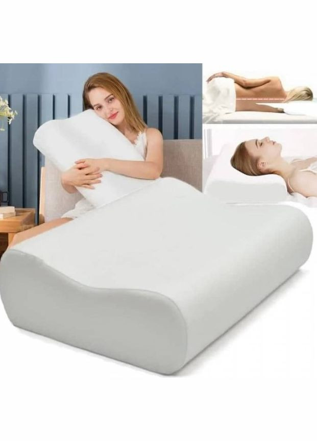 Ортопедическая подушка Comfort Memory Pillow с эффектом памяти 30х50см (2083696309) No Brand (328261826)