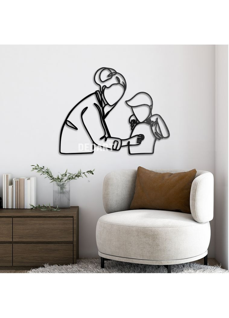 Дерев'яне панно на подарунок "Педіатр" 110x76 см Decart (360611724)