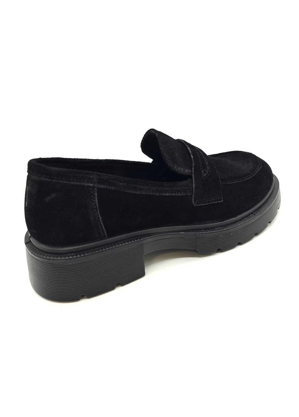 Жіночі туфлі чорні замшеві PP-19-10 24 см (р) PL PS (260379982)