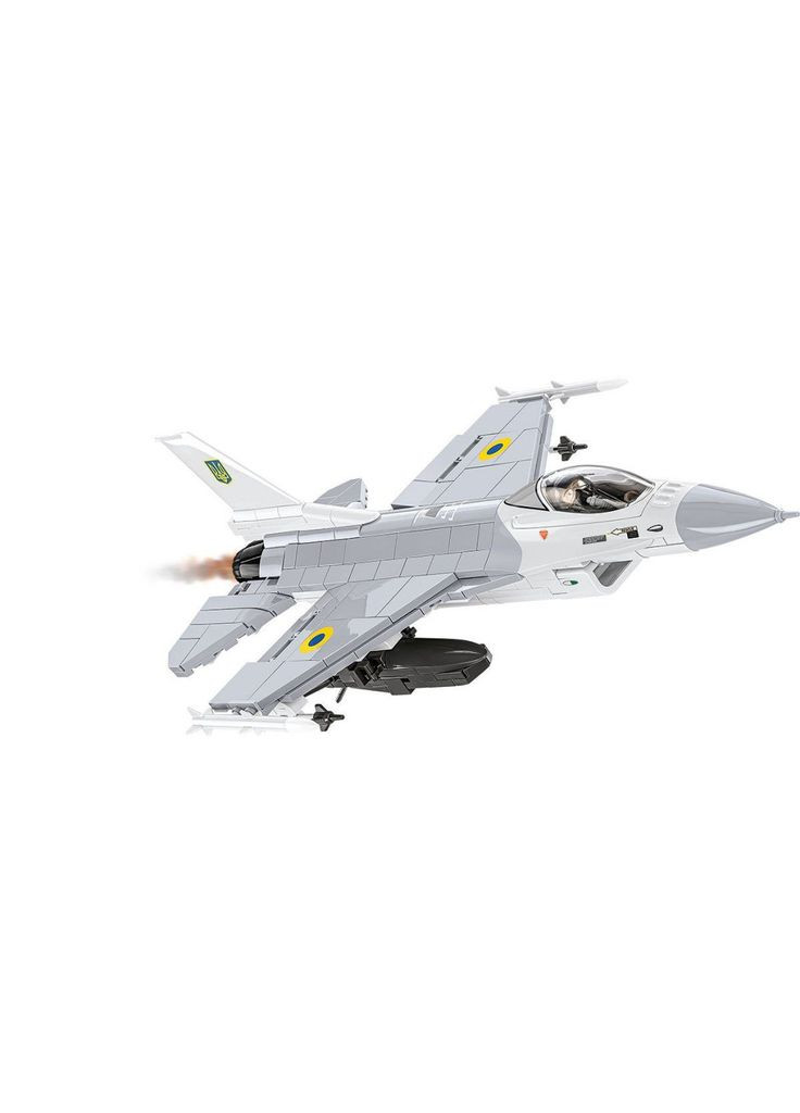 Конструктор Самолет F-16C Fighting Falcon, 500 деталей (m450063) Cobi Літак F-16C Fighting Falcon (UA), 500 деталей (367071943)