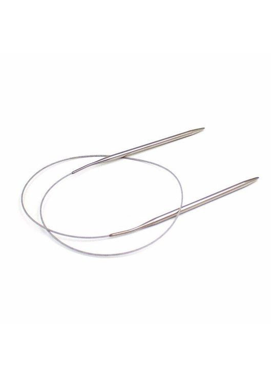 40 см 4 мм спиці в'язальні металеві, на тросі Plus-plus (352743529)