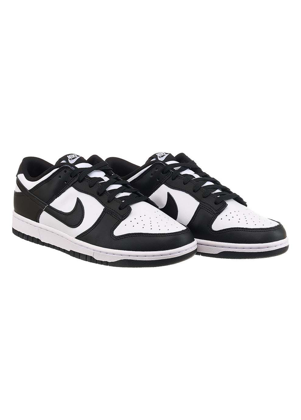 Белые демисезонные мужские кроссовки dunk low retro белый Nike