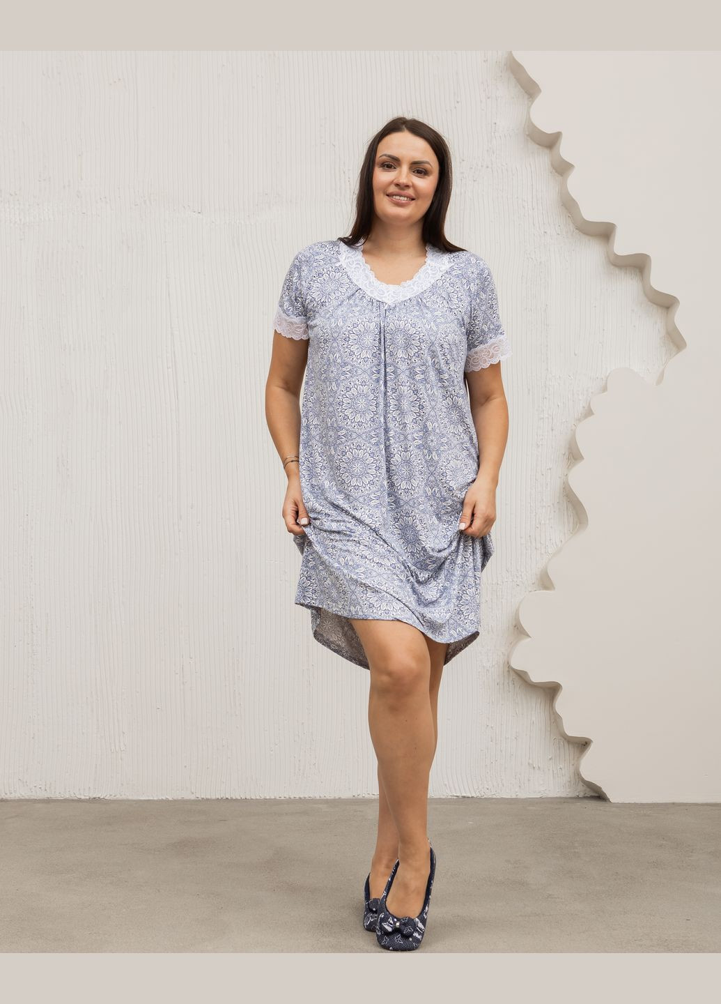 Віскозна жіноча сорочка Nicoletta (317356096)