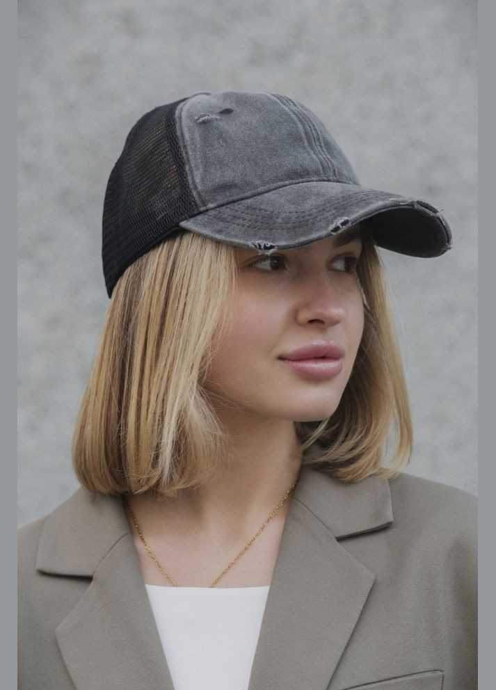 Кепка Бейсболка Сетка Champ Gray Without (329694107)