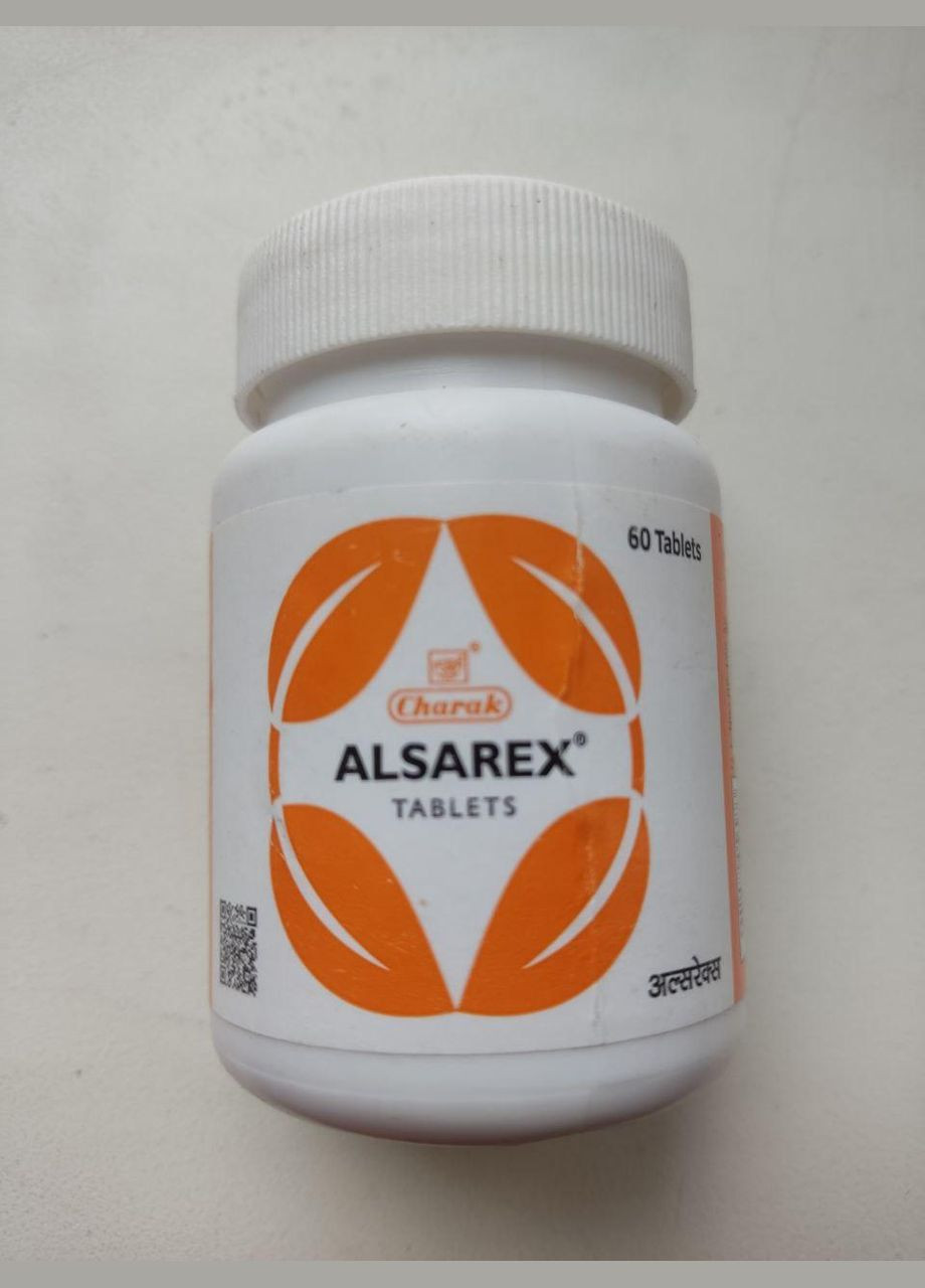 Алсарекс Чарак у разі виразки шлунка, болів шлунково-кишкового тракту, гастриту/Alsareks, Charak/60 TAB (336546398)