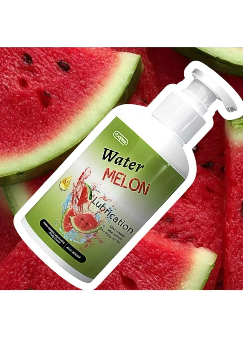 Лубрикант Duo Watermelon 350 мл на водній основі — інтимний гель зі смаком кавуна, зволожуюча змазка для сексу No Brand (386417936)