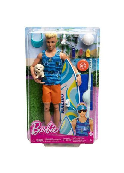 Набор с куклой Кен "Лучший серфер" (HPT50) Barbie (326740660)