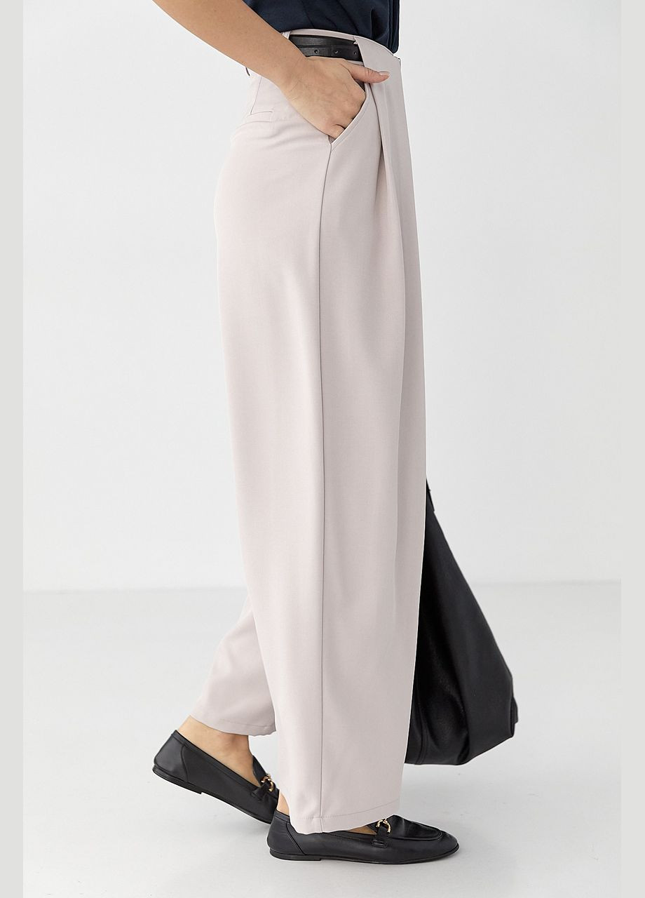 Брюки-палаццо в комплекте с ремнем Lurex (333339880)