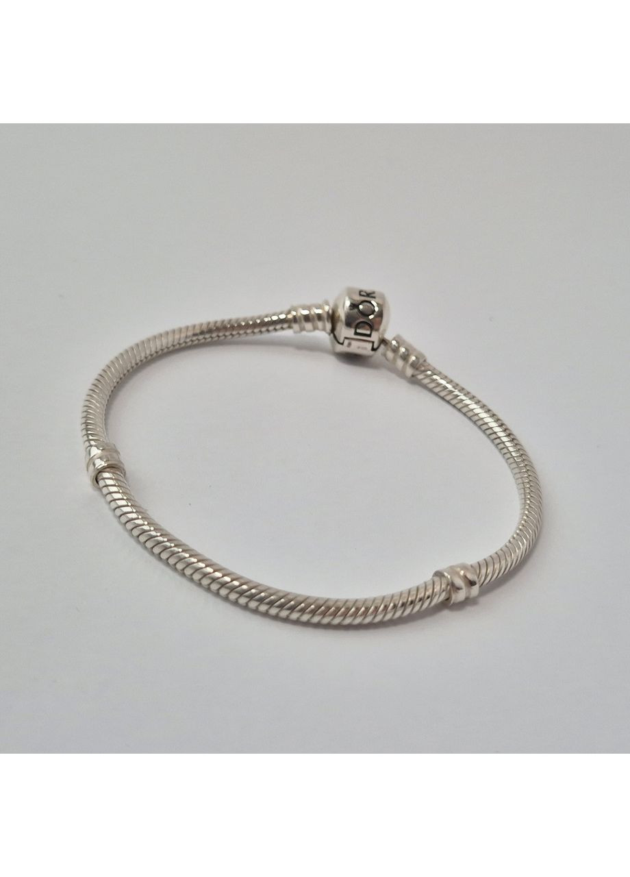 Серебряный браслет под Шармы с фиксаторами 17.5 см серебро 925 пробы 2038 12.89г Nobrand (363969299)