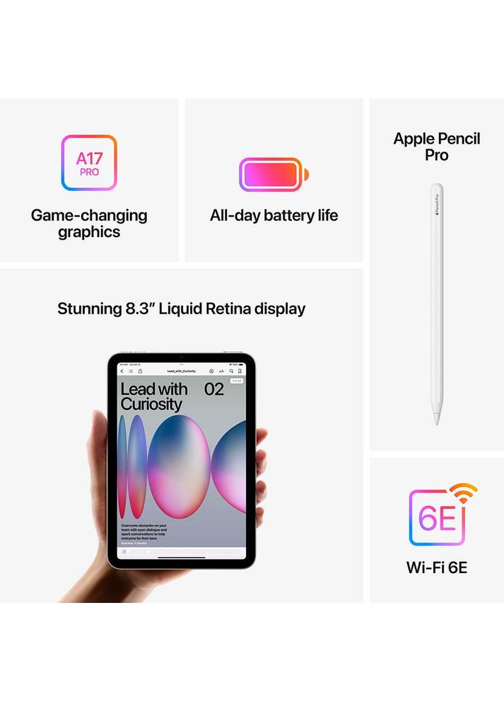 Планшет iPad mini 8.3" (7 Gen) Wi-Fi 512GB Purple Apple (366828390)