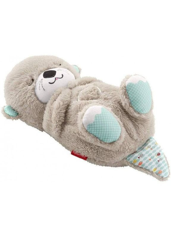 М'яка іграшка Видра дихає та світиться з батарейками Сірий колір No Brand (371689290)