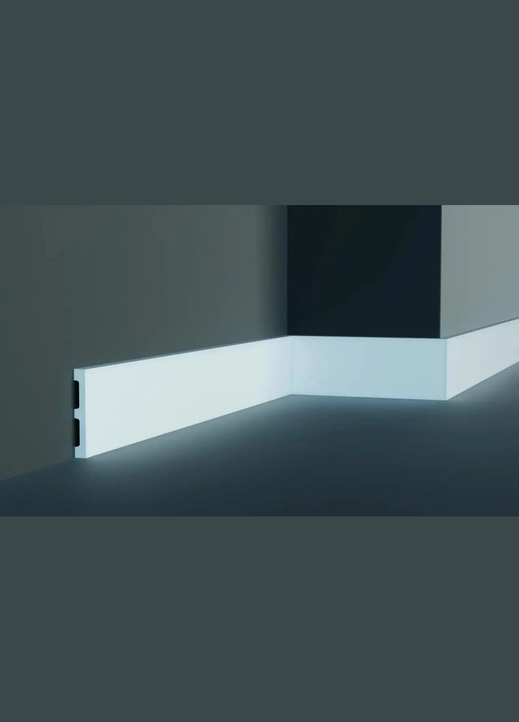 Плінтус поліуретановий 80x11x2000 мм Gaudi Decor ProfiLuxe CR 932 (336382739)