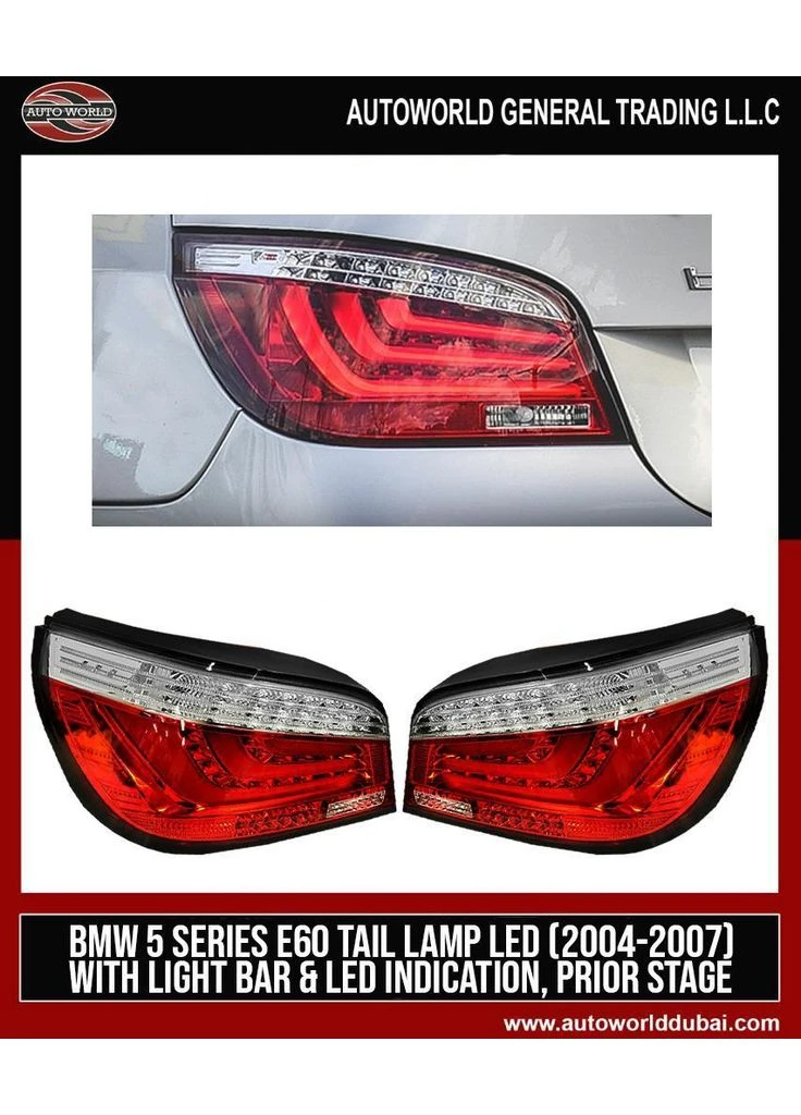 Задние фонари LED (2 шт) для 5 серия E-60/61 2003-2010 гг BMW (389786342)