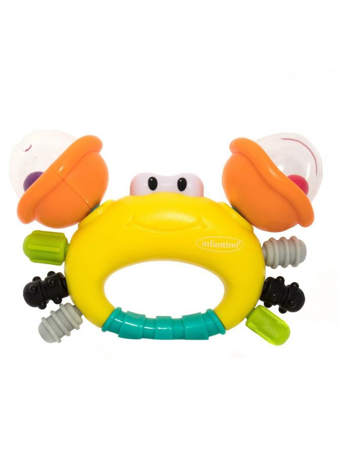 Іграшка-погремушка з прорізувачем Містер Краб (304889I) Infantino (339402472)