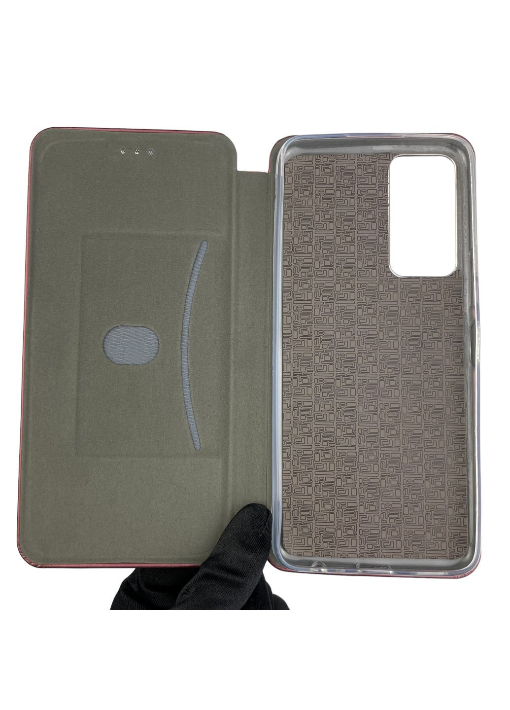 Чехол-книжка для Camon 18 CH6n с подставкой на техно камон 18 бордовая gd1 Tecno (366022224)