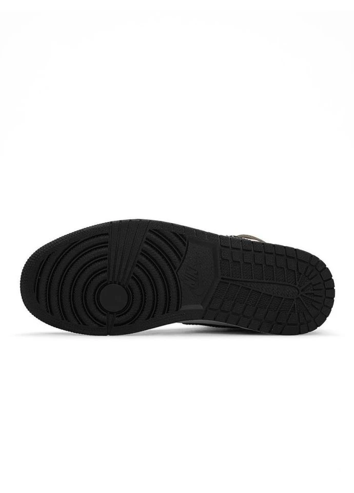 Хакі кросівки air jordan high black white khaki No Brand Air Jordan 1 High