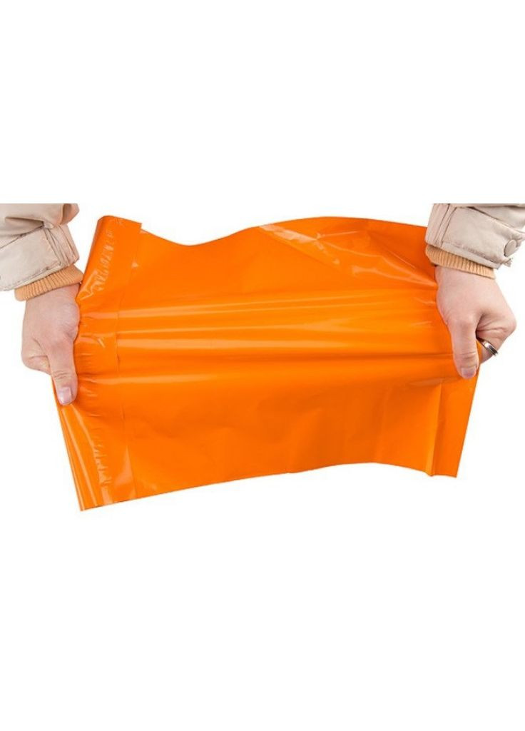 Кур'єрський пакет жовтогарячий 165х250 + 40 клапан PTR No Brand (317769577)