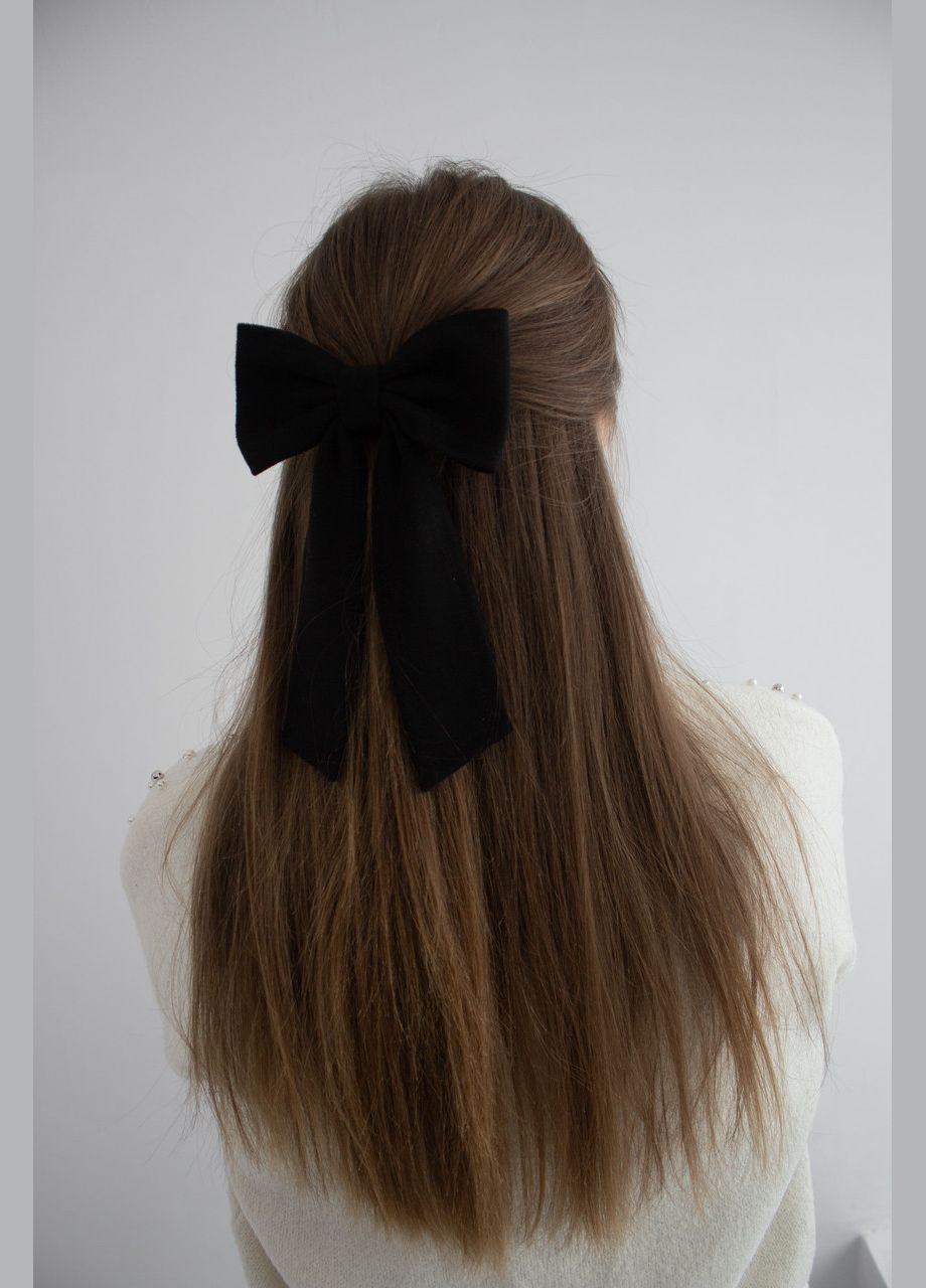 Заколка для волос замшевый бант D.Hats (289479421)