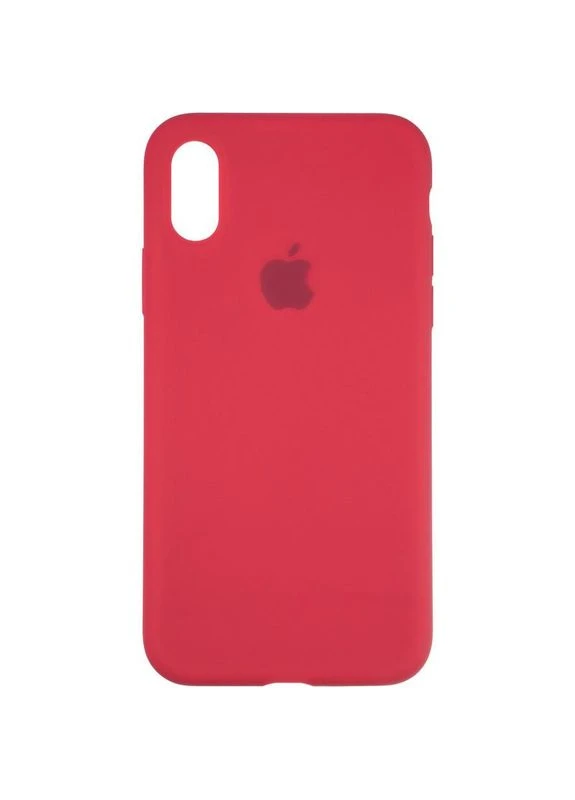 Чохол-накладка Original Full Soft Case для iPhone X/XS Garnet Apple (322414312)