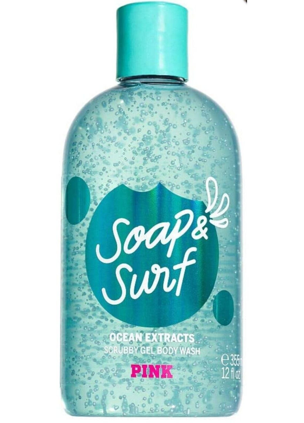 Гельскраб для душу Pink Soap & Surf Ocean Extracts (355 мл) Victoria's Secret (280265893)