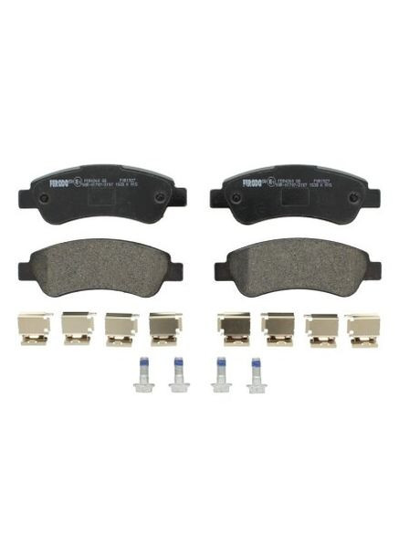 Колодки тормозные дисковые задние CITROEN JUMPER 06- FIAT DUCATO 06- PEUGEOT BOXER 06 - FVR1927 Ferodo (361636874)