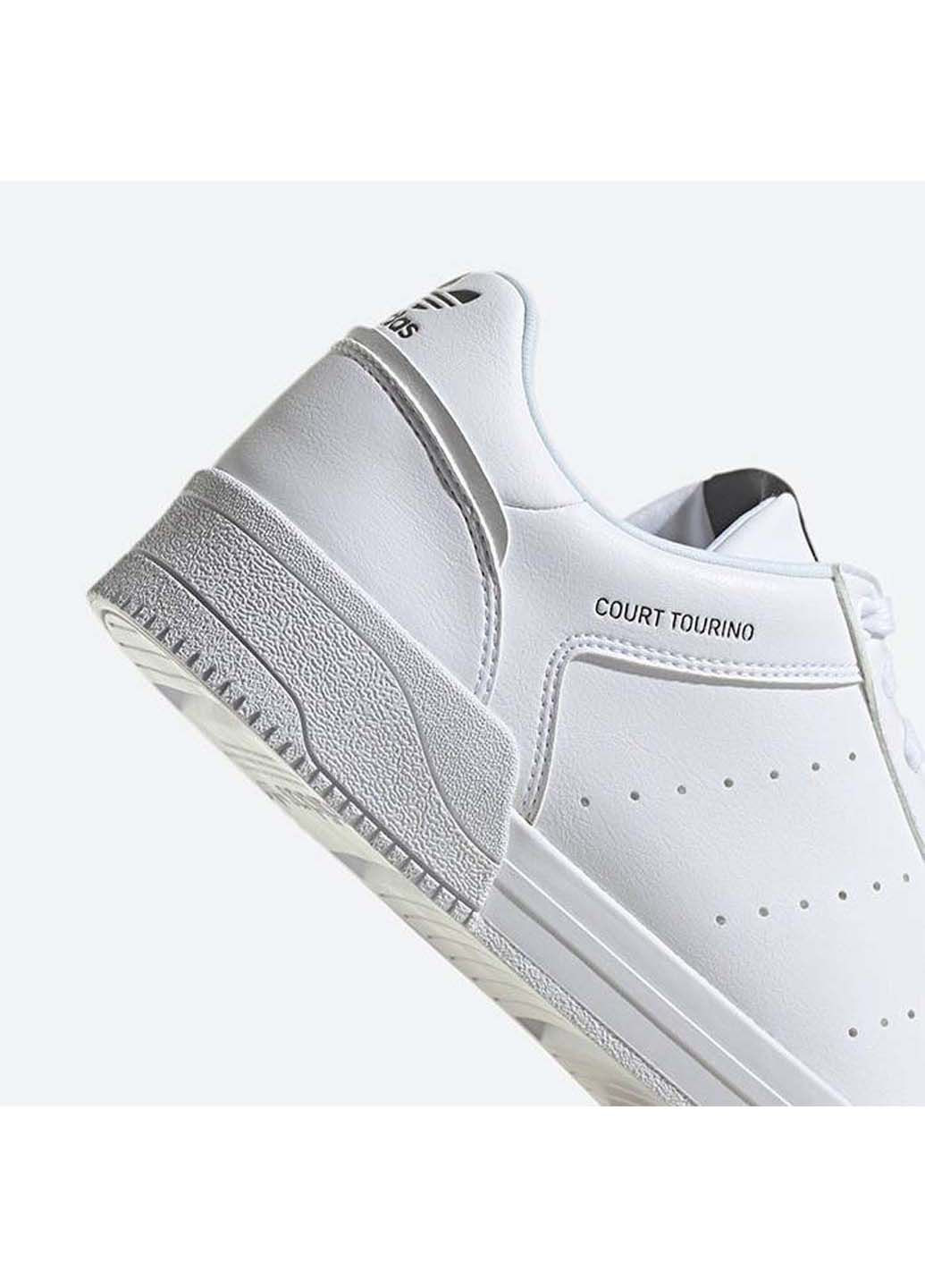 Белые кеды мужские court tourino adidas
