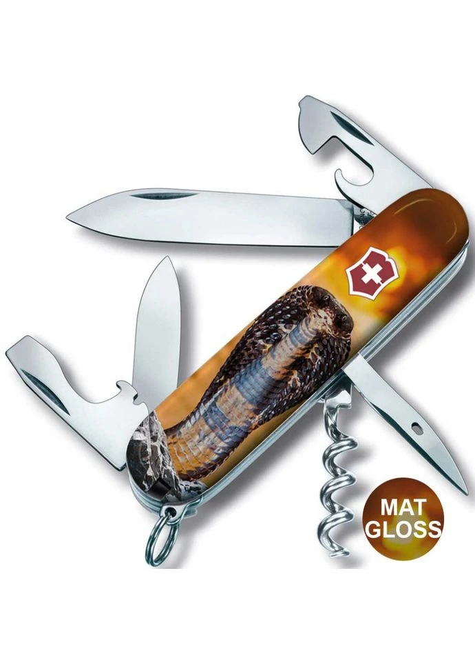 Нож Spartan Zodiac 91мм, 13функ, Королевская кобра, эксклюзивный складной нож Victorinox (395899620)