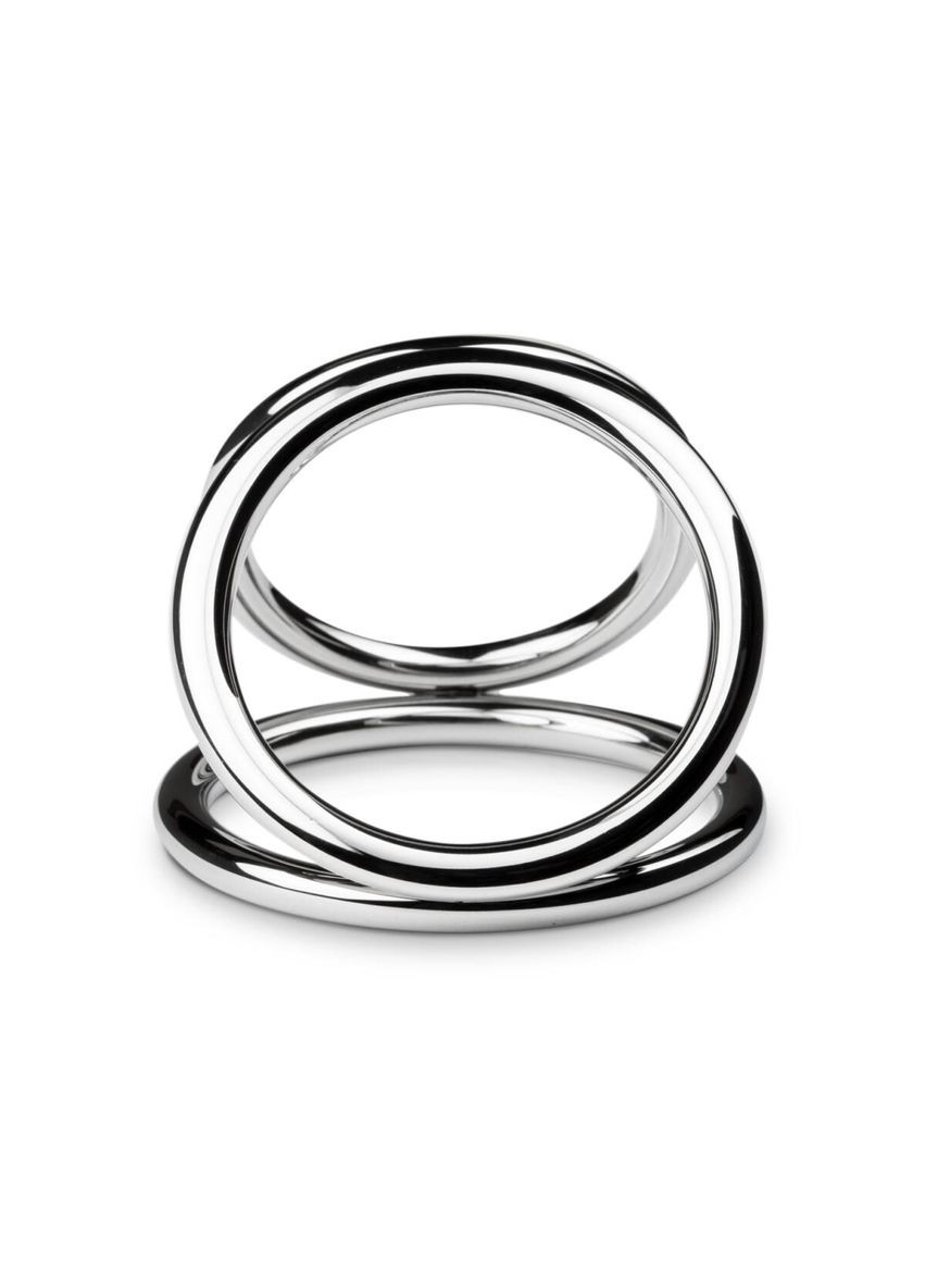Потрійне ерекційне кільце Triad Chamber Metal Cock and Ball Ring - Large - CherryLove Sinner Gear Unbendable (282960589)