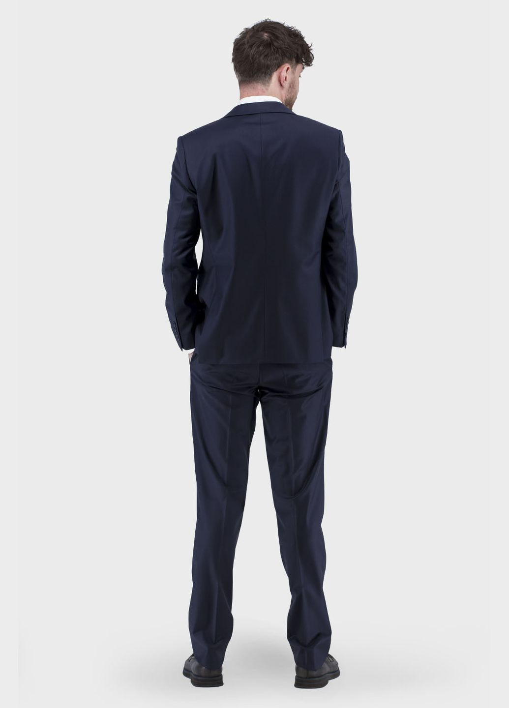 Чоловічий класичний піджак темносиній, приталений, з кишенями Avvenente (темносиній, ), 42676 No Brand (331885618)