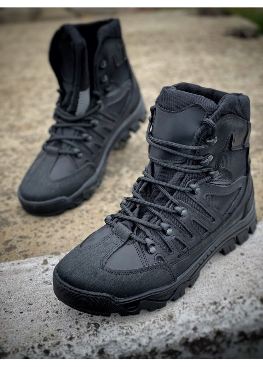 Черевики "Варвар" на мембрані чорні демісезон No Brand (363032309)
