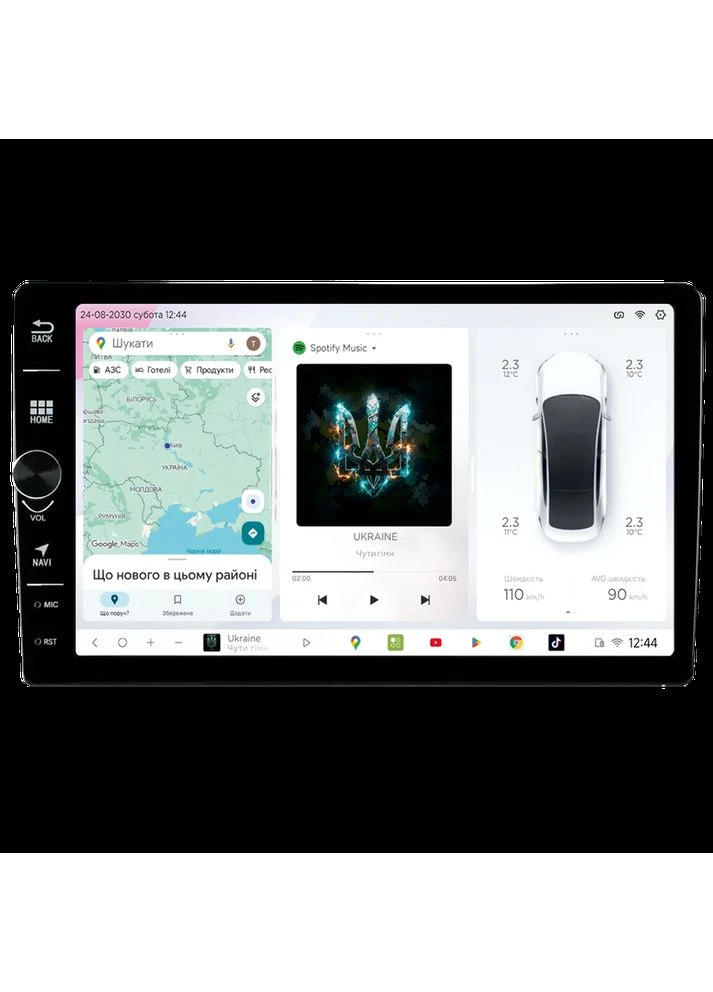 Штатная магнитола для Mitsubishi Lancer IX 2000-2010 S3 QLED 8" с физическими кнопками Android 8-ядерный 1.6ГГц 4x64Гб SIM-карта DriveX (401892520)