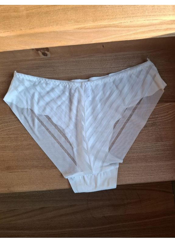 Бесшовные трусы-слипы из микрофибры с прозрачной вставкой No Brand Сліп (358936081)