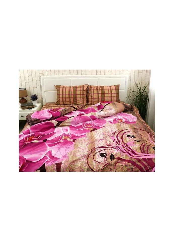 Постельное белье Руно 20-1315 Fuchsia сатин набивной евро (845.137К_20-1315Fuchsia) Руно (280435805)