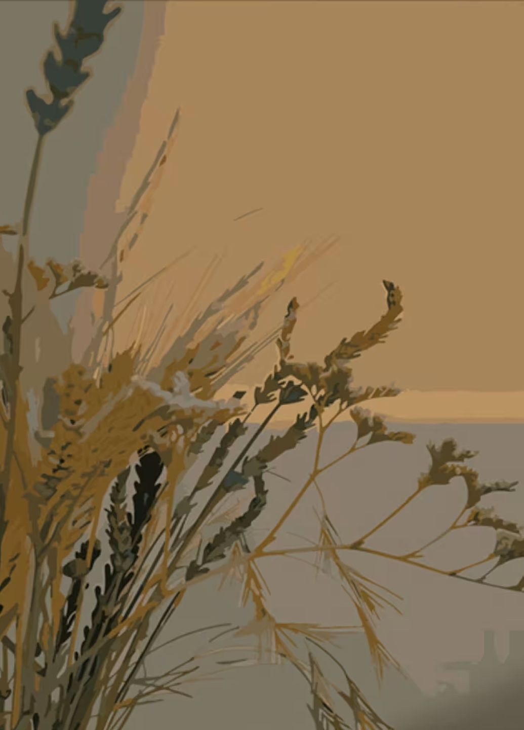 Картина за номерами ПРЕМІУМ Ранкові сухоцвіти розміром 40х50 см (DY383) Strateg (305742132)