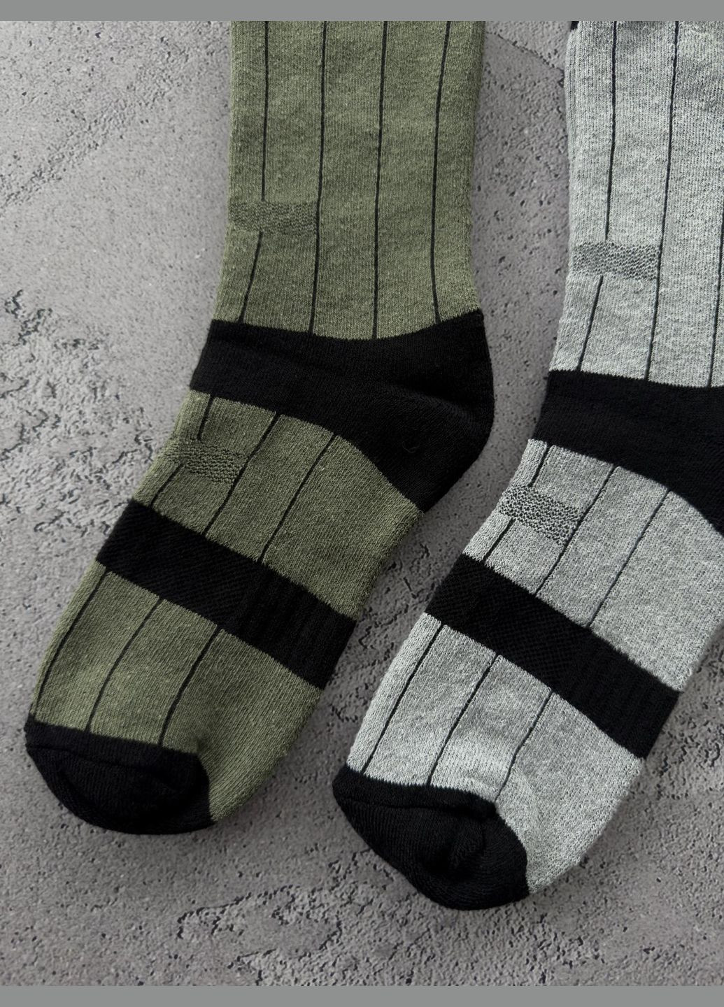 Комбинированные тактические носки зима серые 12 пар (341284705)