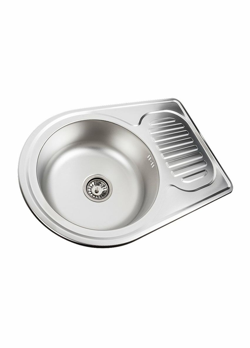 Кухонная мойка из нержавеющей стали ДЕКОР 6745 (0,8/180 мм) Valeso (336932925)
