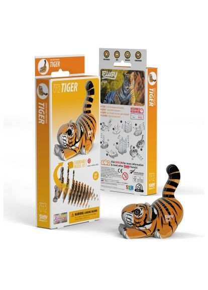 Пазл (XEG-012) Eugy 3D Зоопарк Тигр (366070012)
