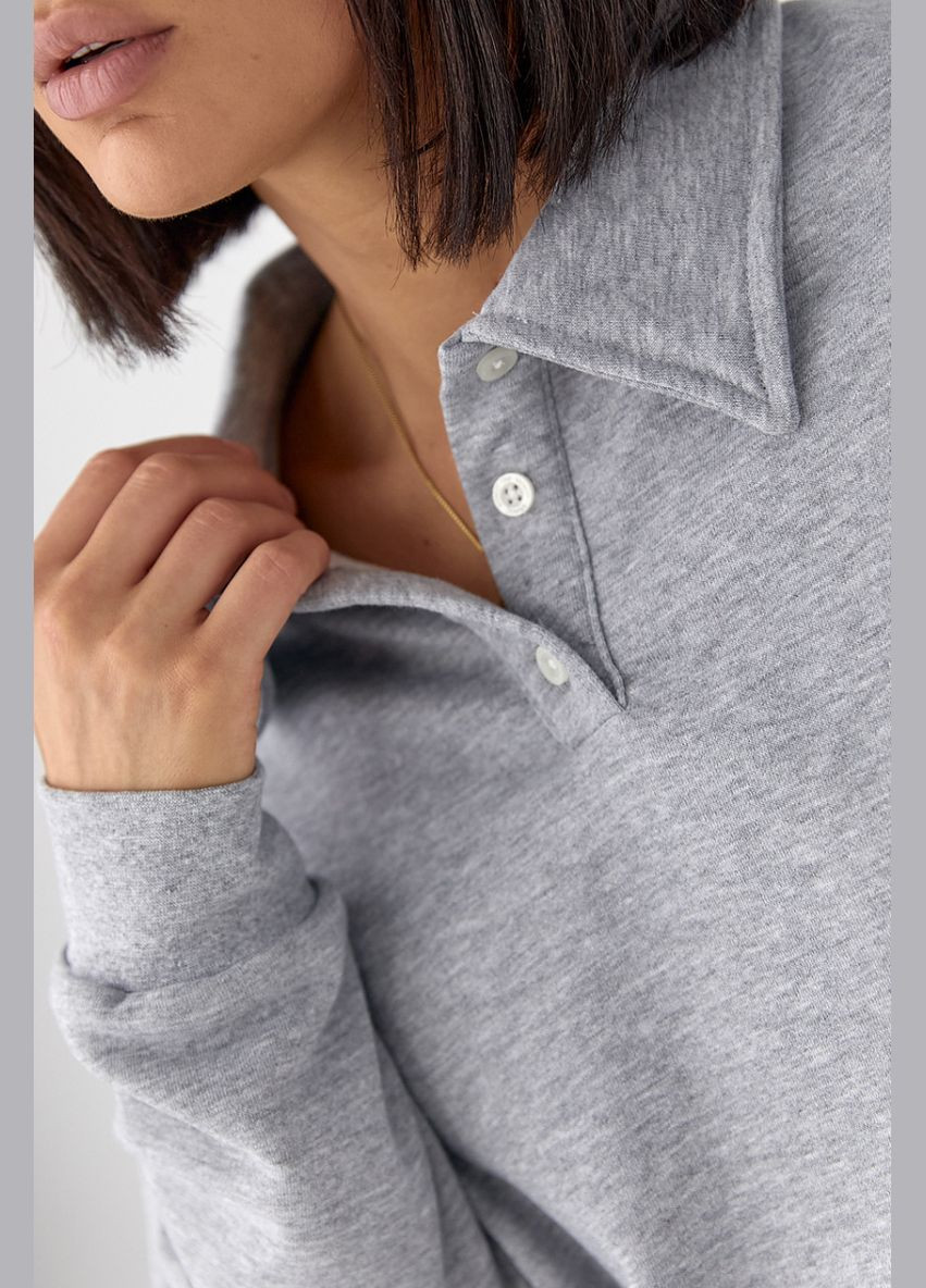 Костюм із шортами та світшотом-поло Lurex Костюм-двойка (334016731)