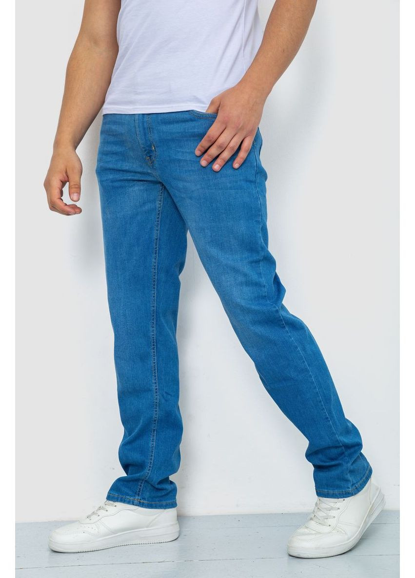 Синие демисезонные прямые джинсы мужские, 244r250 Ager