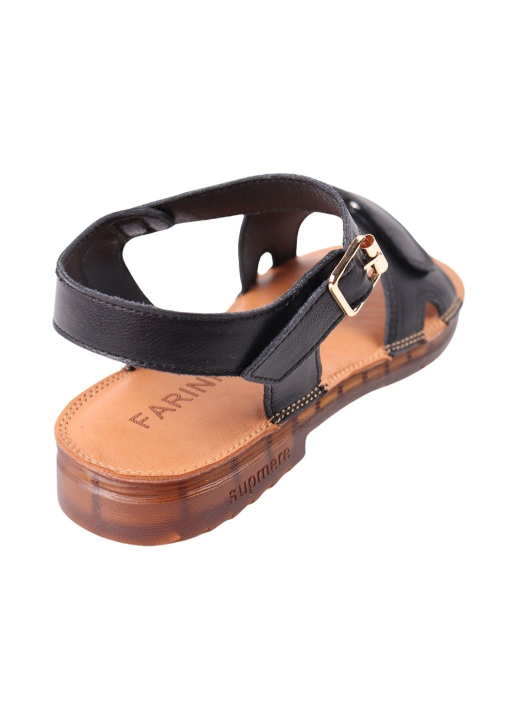 Босоніжки жіночі чорні натуральна шкіра FARINNI 601-24LBC (290983821)