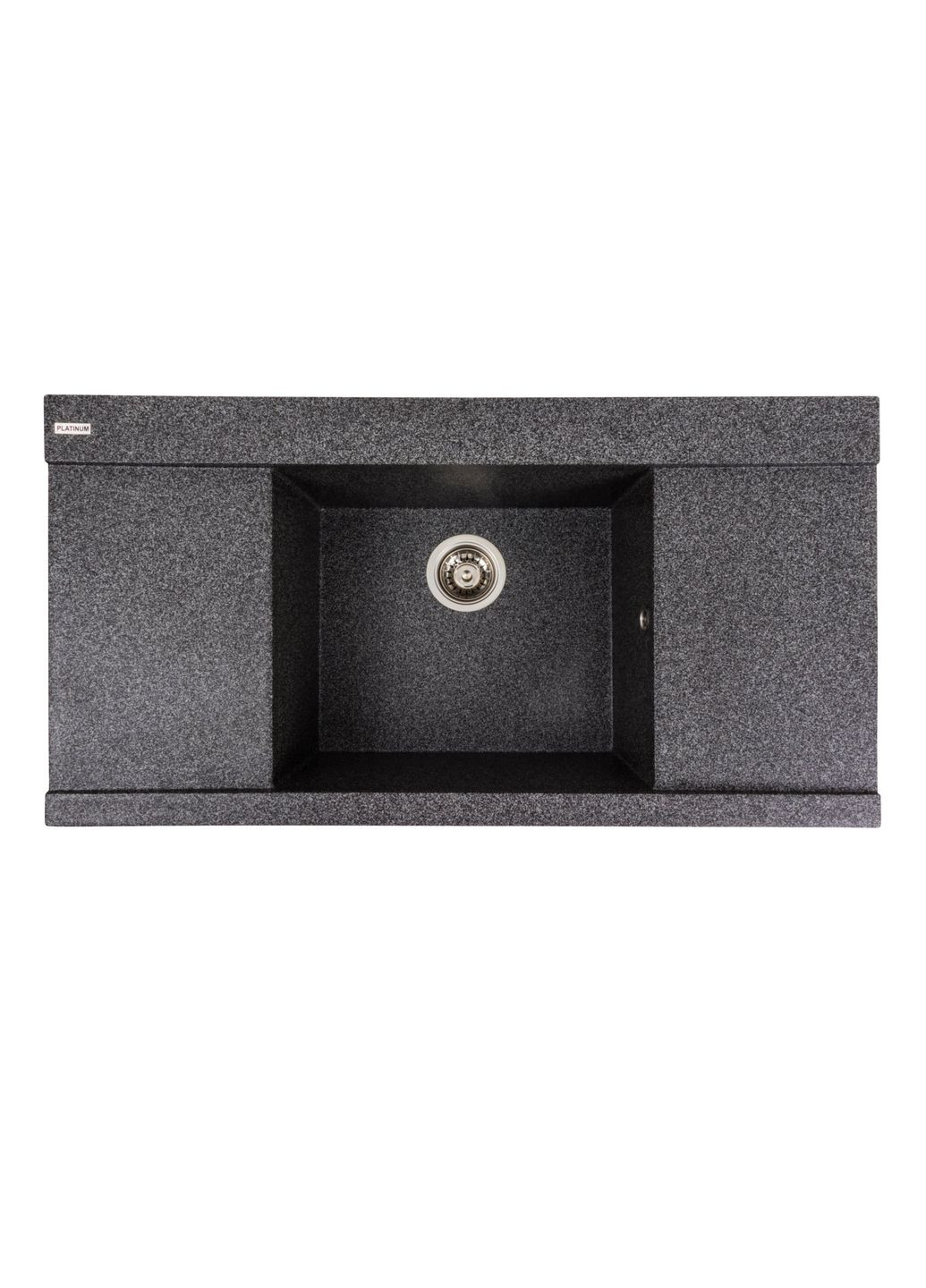 Гранітна мийка для кухні ATLAS 9651 матова Графіт Valeso (358059272)