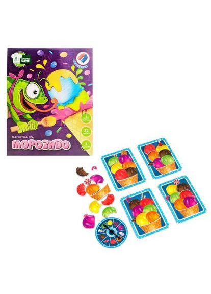 Настольная магнитная игра "Мороженое" рус Vladi (368771544)