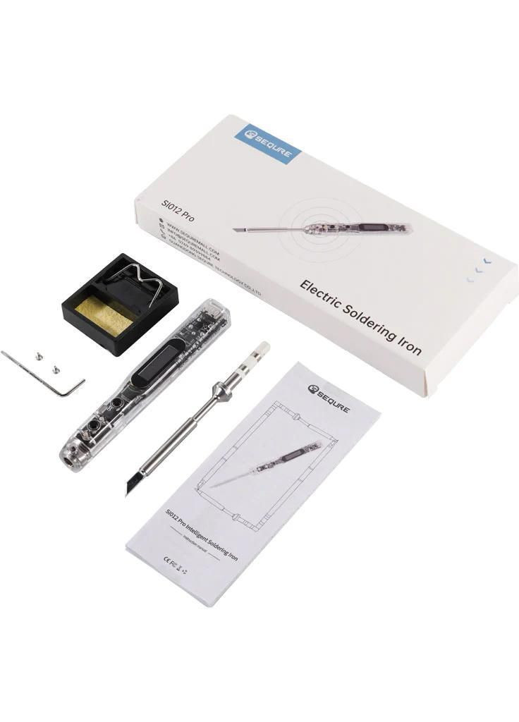 Портативный паяльник SEQURE SI012 Pro Max OLED TSBC2 (24В, 75Вт) PD (304390791)