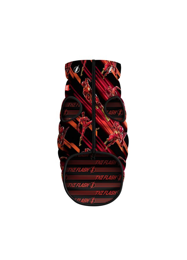 Курточка для собак Clothes двусторонняя, рисунок "Скорость Флэша", M50, В 76-78 см, С 55-60 см WAUDOG (349225801)