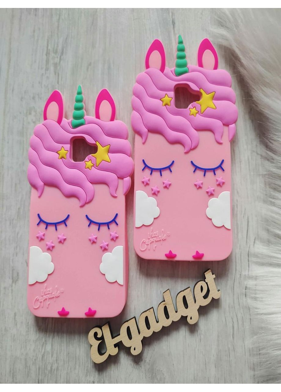 Чехол на Galaxy J6 prime Единорог силиконовый 3d Samsung (360896398)