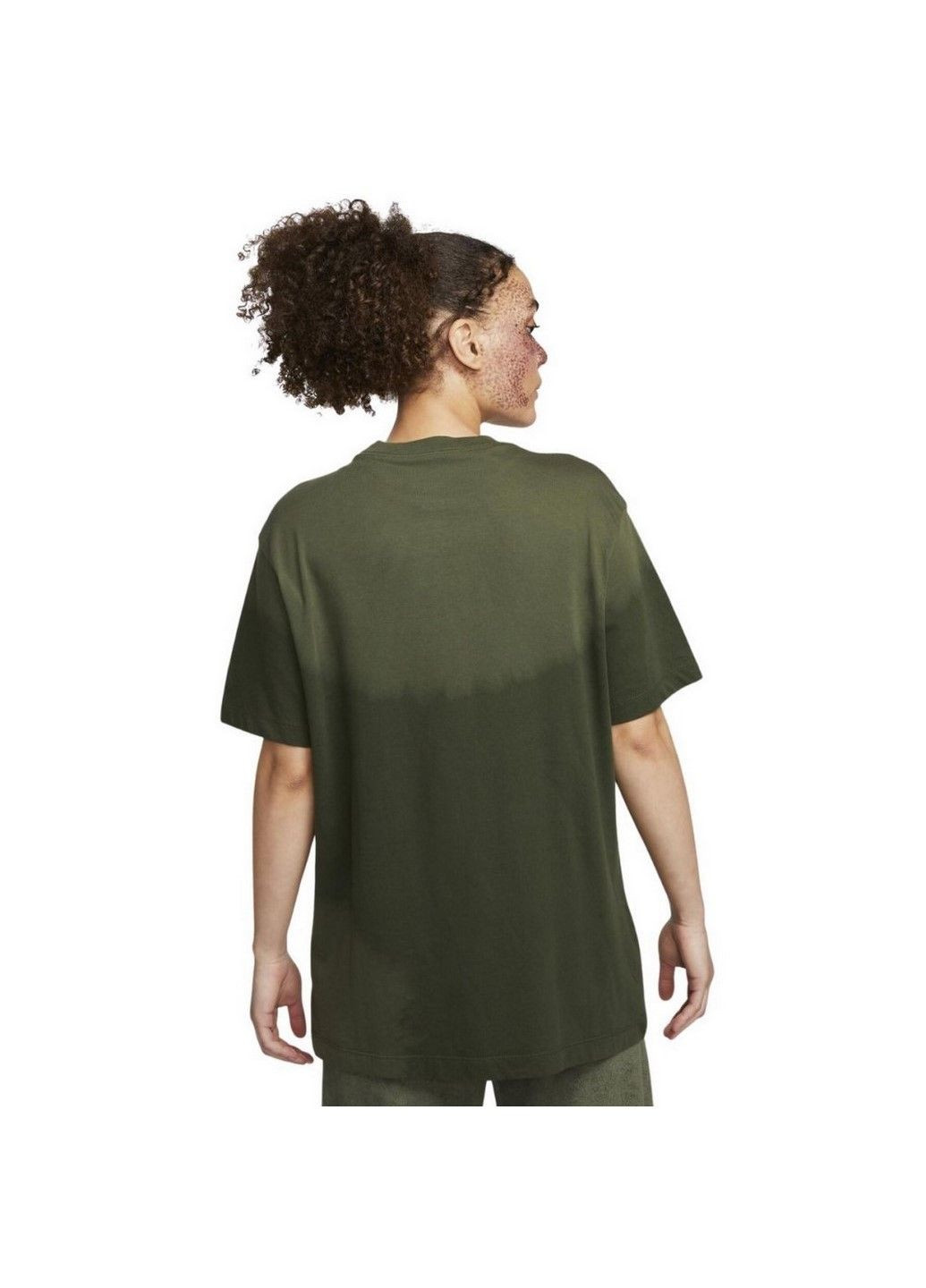 Зеленая летняя футболка w nsw tee essntl+ dx7912-325 Nike