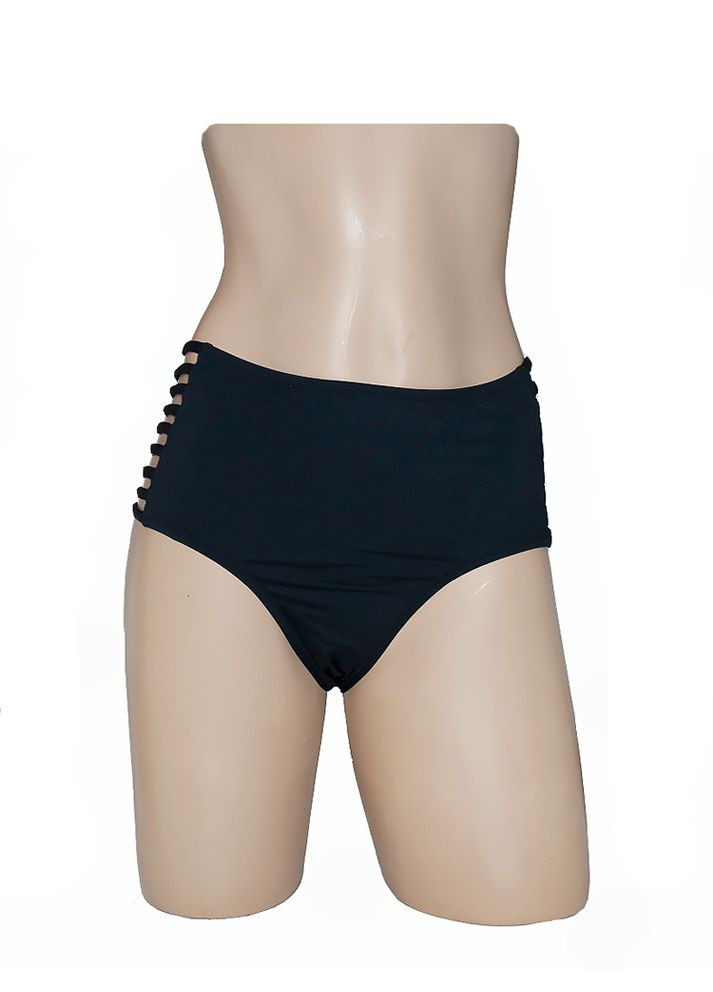 Черный летний купальники женские с высокой посадкой, в стиле ретро модель 0025 размер арт.a1901 Sisianna